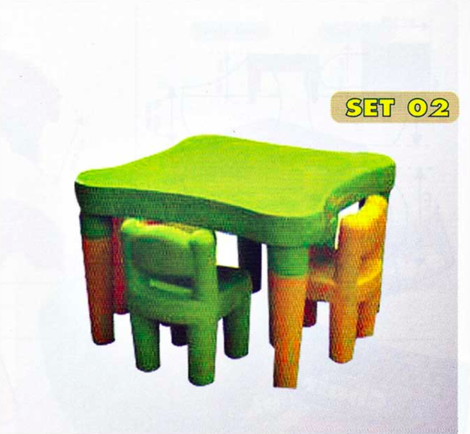 KIDDY TABLE SET 02 Oceanplastic